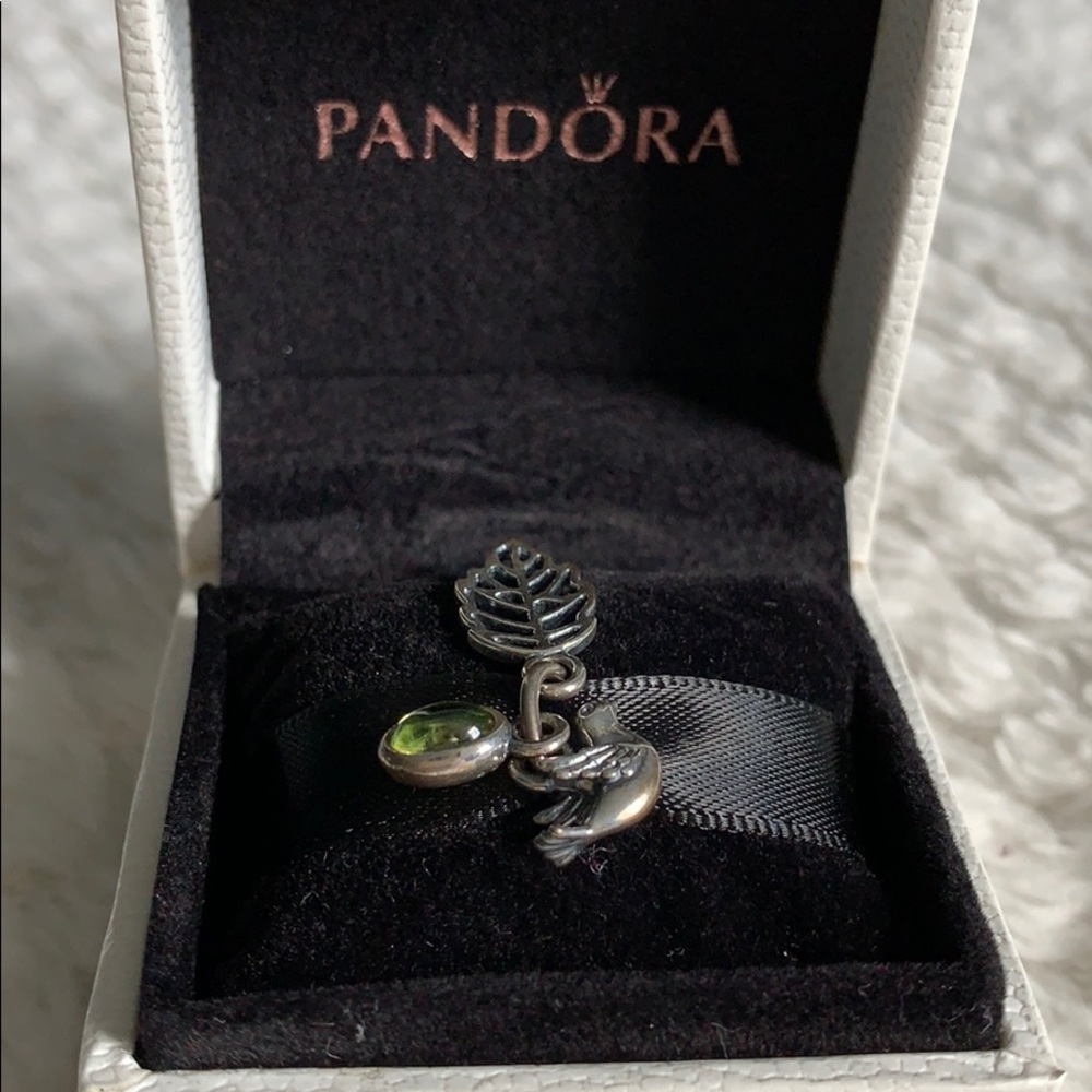 Pandora Charm with bracelet and charms